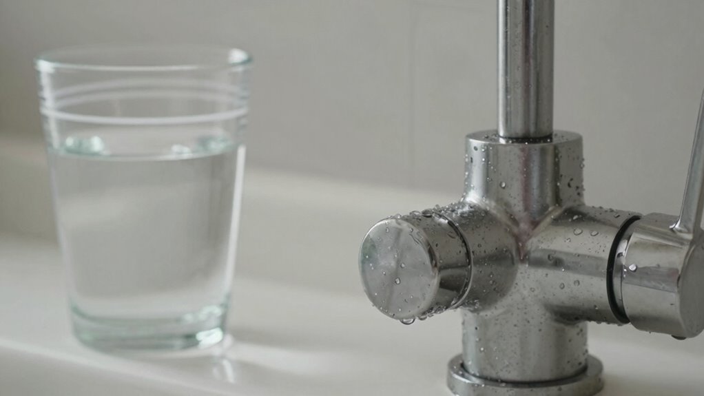 mineral deposits forming inside appliances