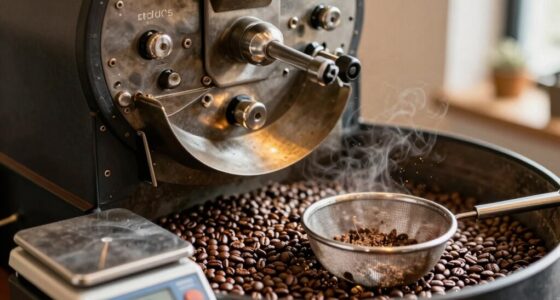 minimize chaff during roasting