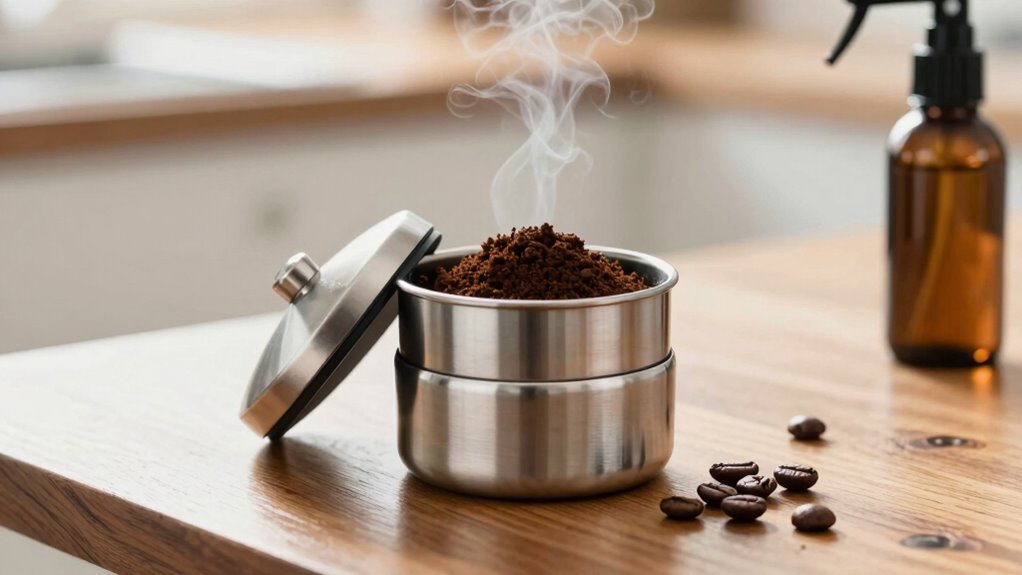 minimize coffee grind static