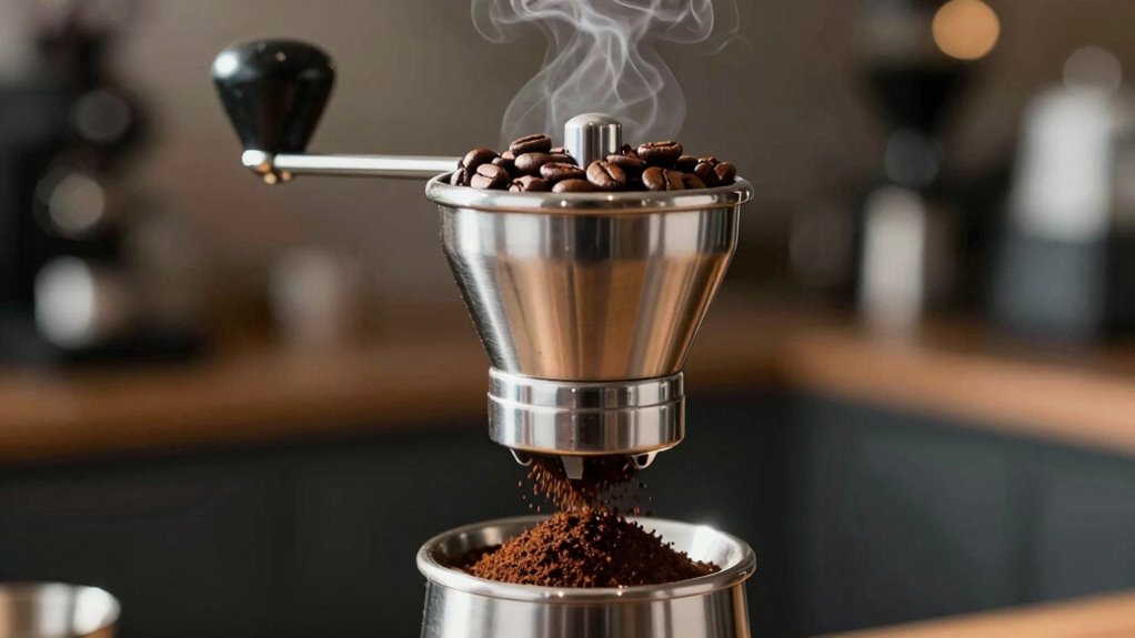 minimize coffee grounds retention