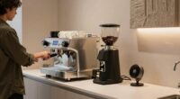 minimize coffee station noise