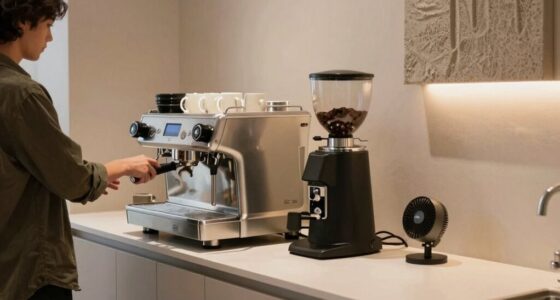 minimize coffee station noise