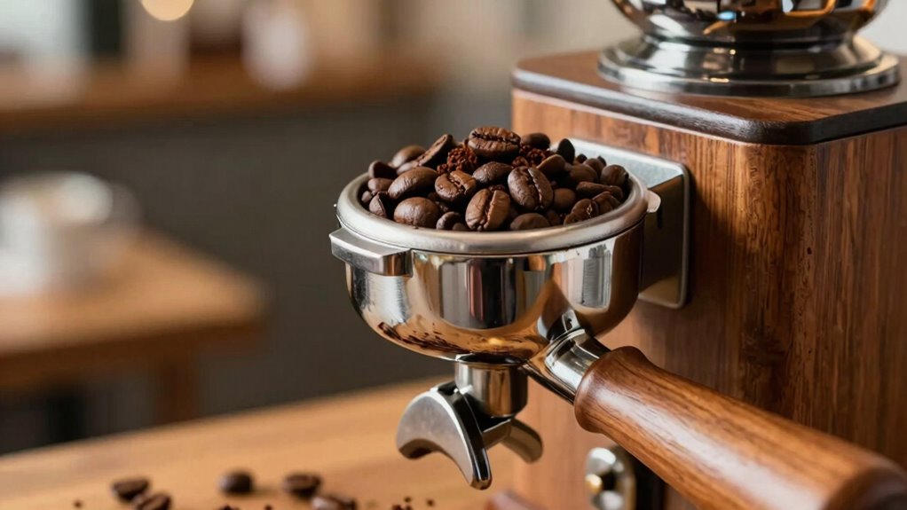 minimize espresso grinding noise