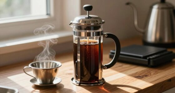 minimize french press sludge