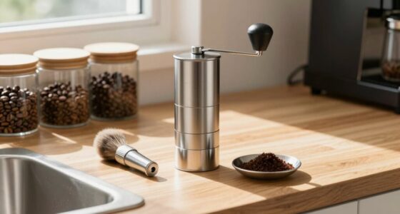 minimize grinder cleanup efforts