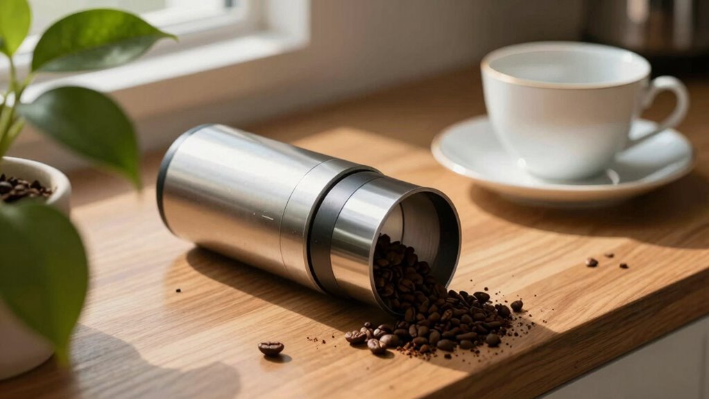 minimize grinder retention techniques