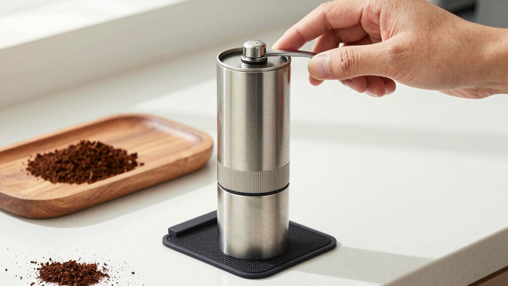 minimize grinding spillage techniques