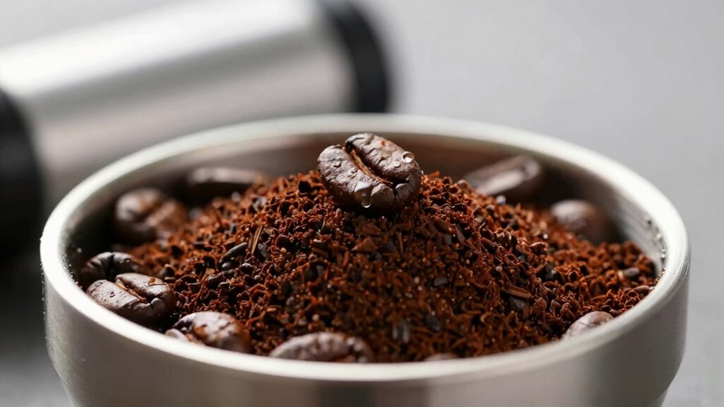 moisten grounds to reduce static