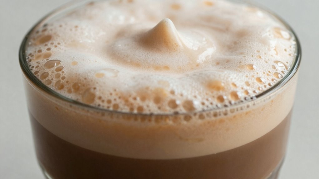 nitrogen creates creamy froth