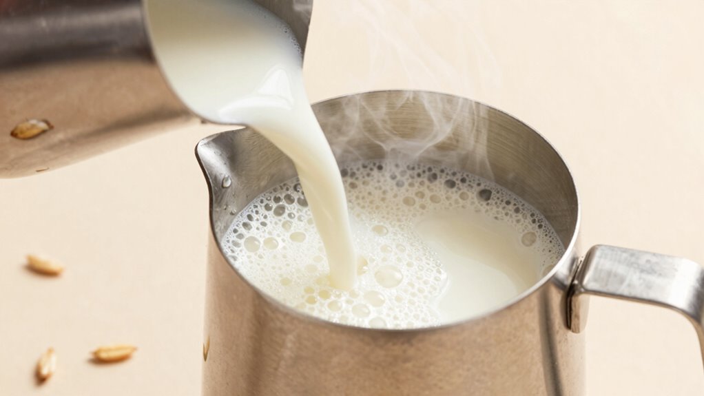 oat milk frothing chemistry