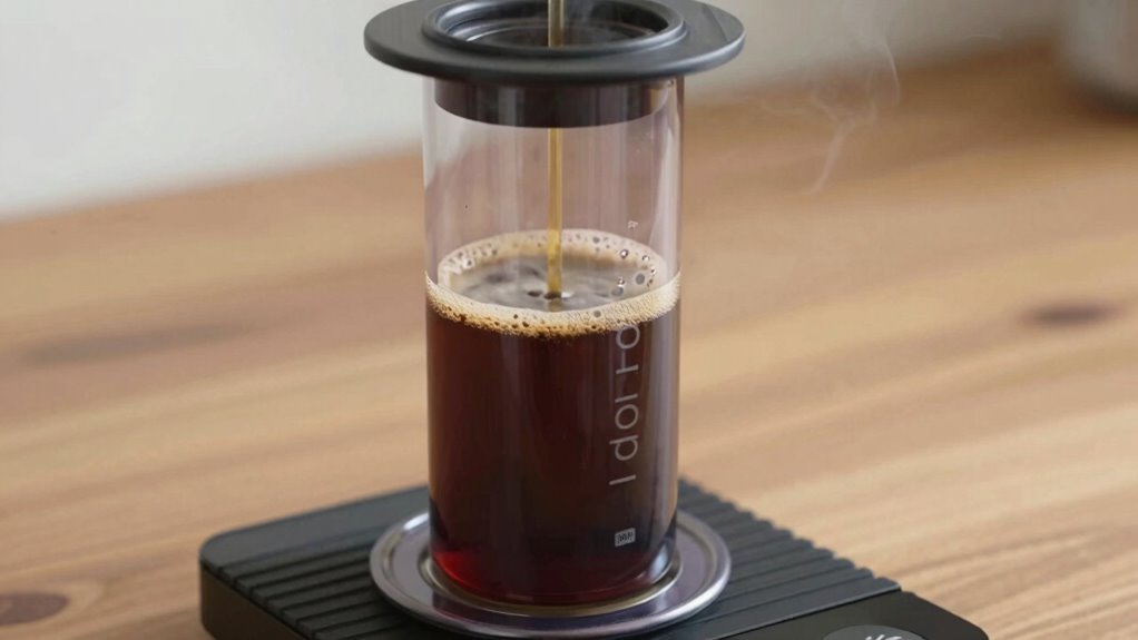 optimal aeropress brewing ratio