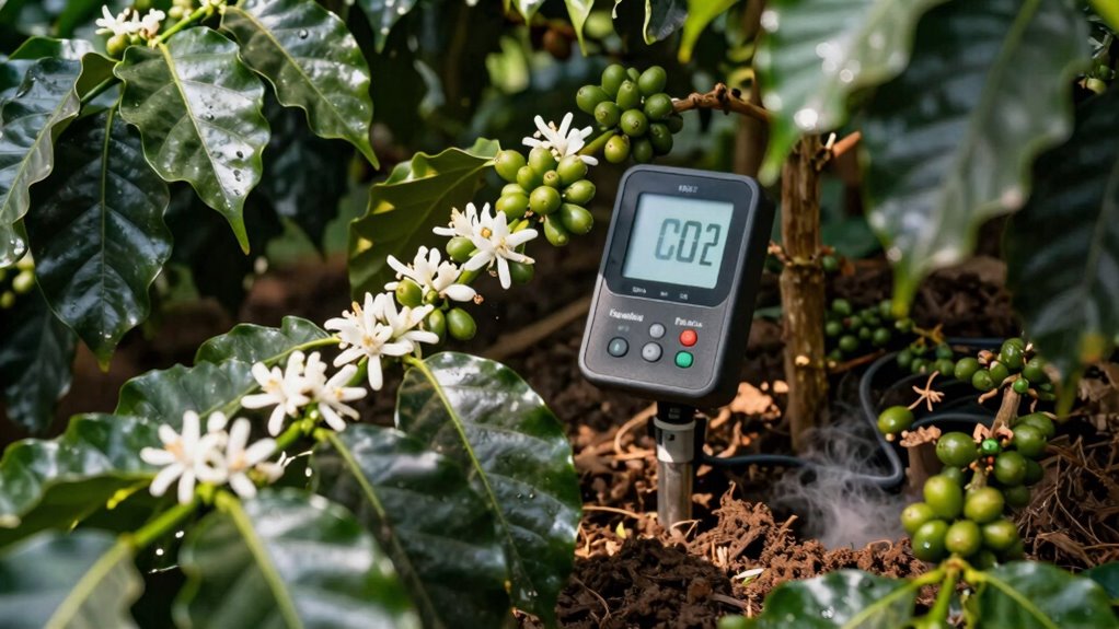 optimal co2 for coffee growth
