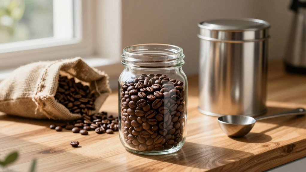 optimal coffee bean storage