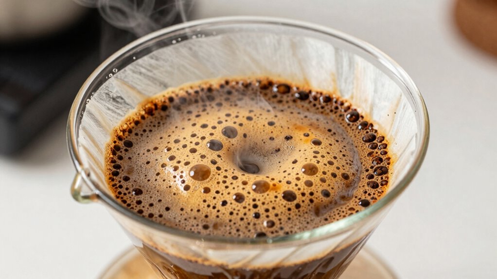 optimal coffee bloom timing