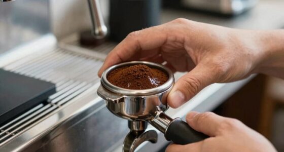 optimal espresso puck preparation
