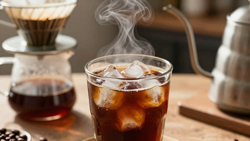 optimal iced coffee temperature