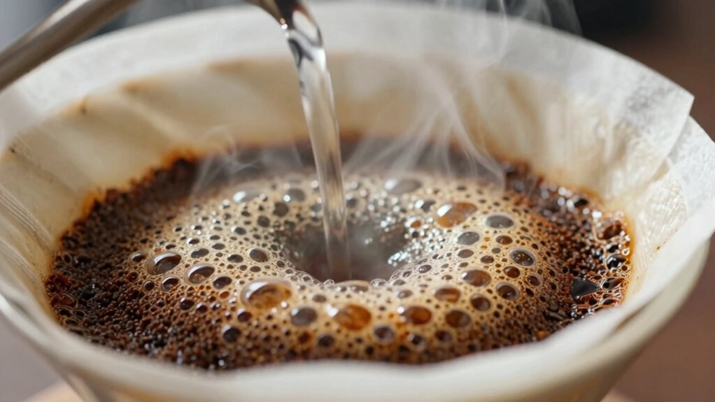 optimize coffee blooming process