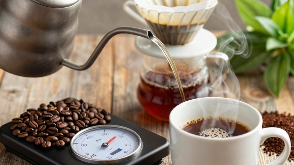 optimize coffee water ratio