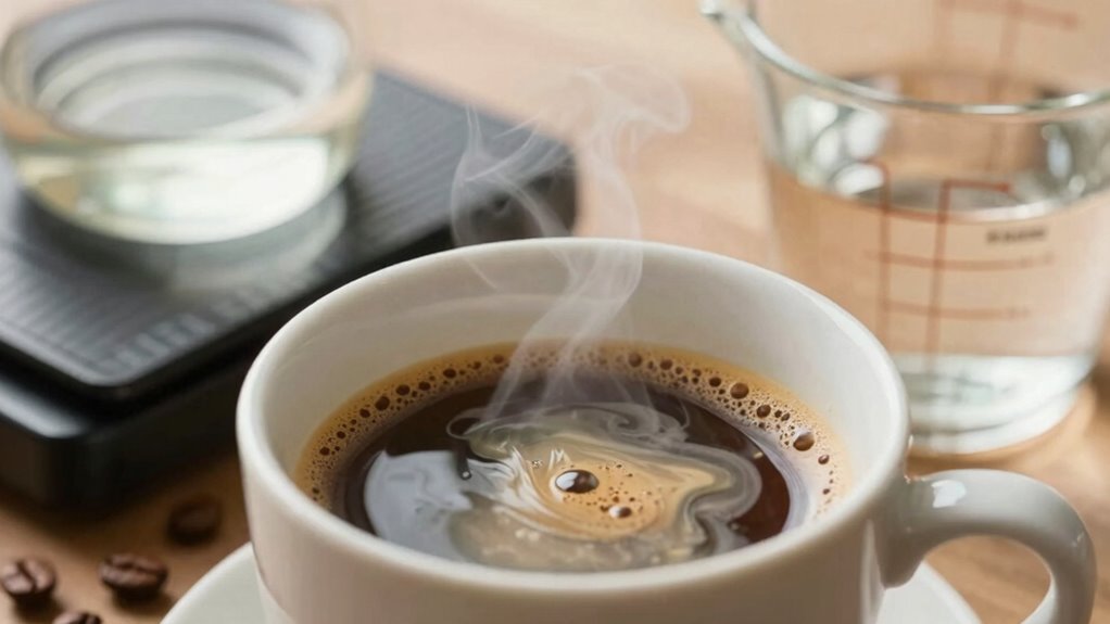 optimize coffee water ratio