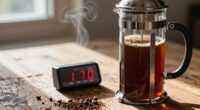 optimize french press timing