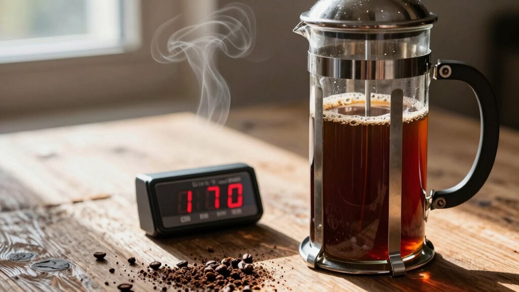 optimize french press timing