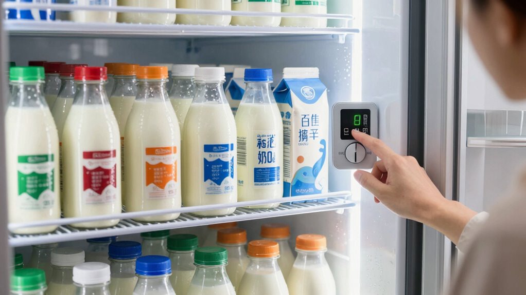 optimize fridge for milk
