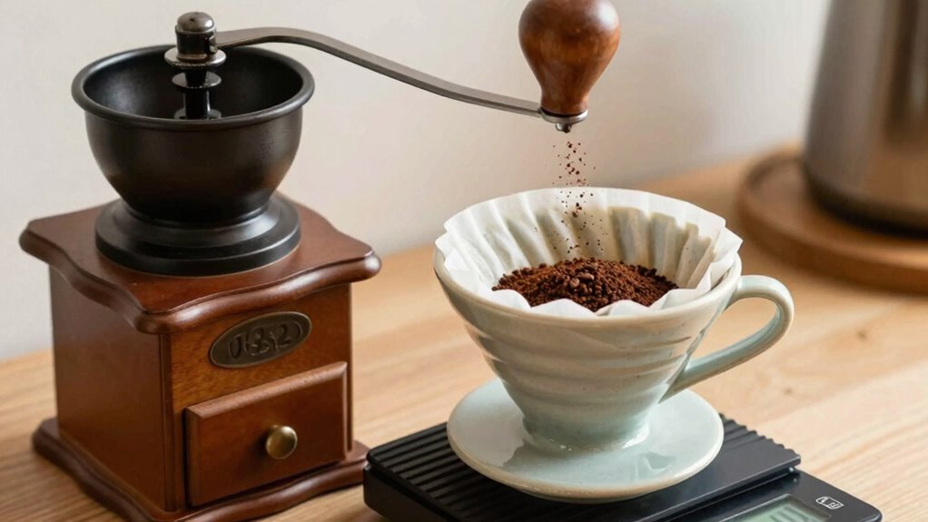 optimize grind size and freshness