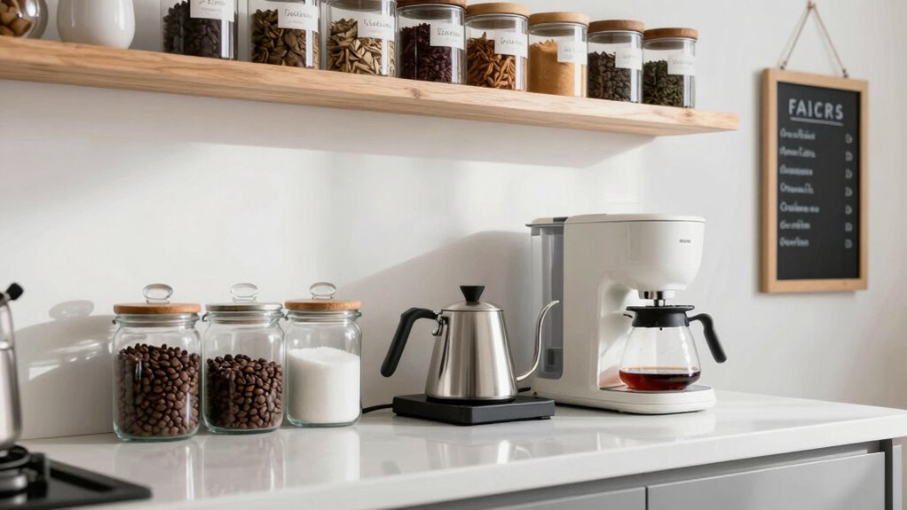organize accessories for efficiency
