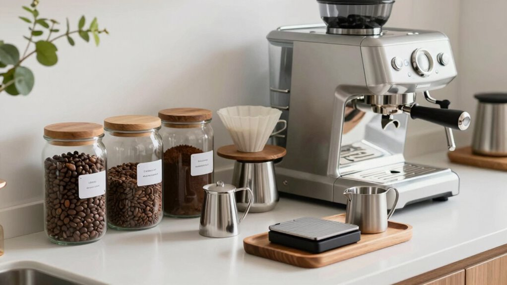 organize coffee gear efficiently