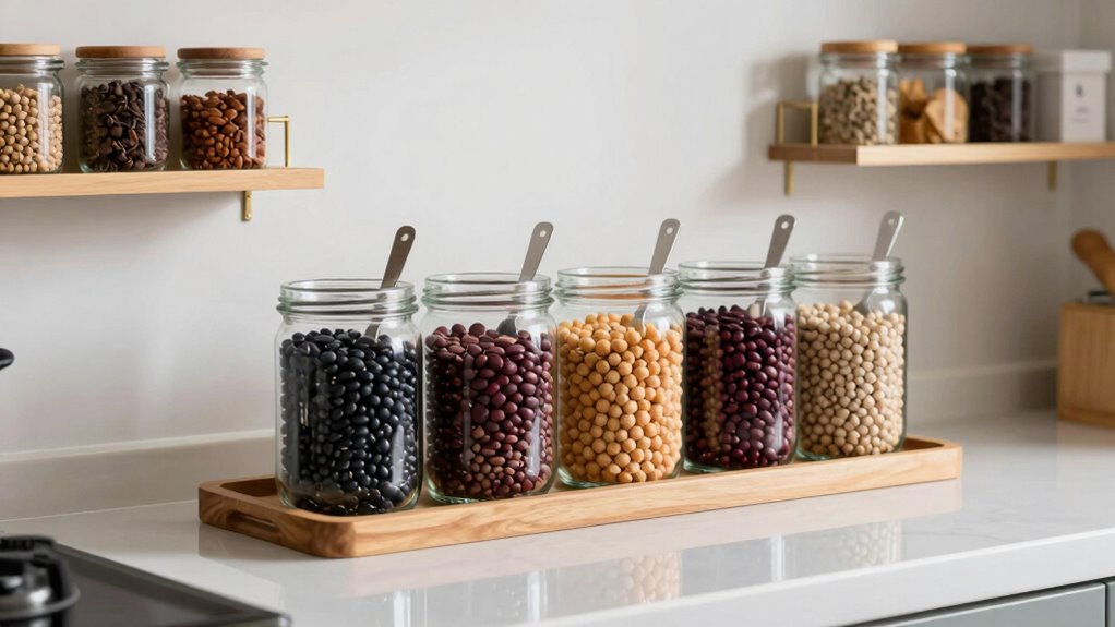 organized accessible kitchen storage