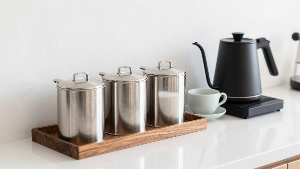 organized beverage preparation station