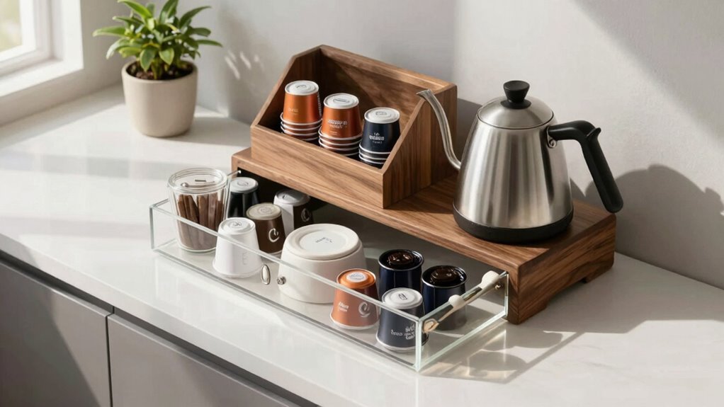organized coffee area solutions