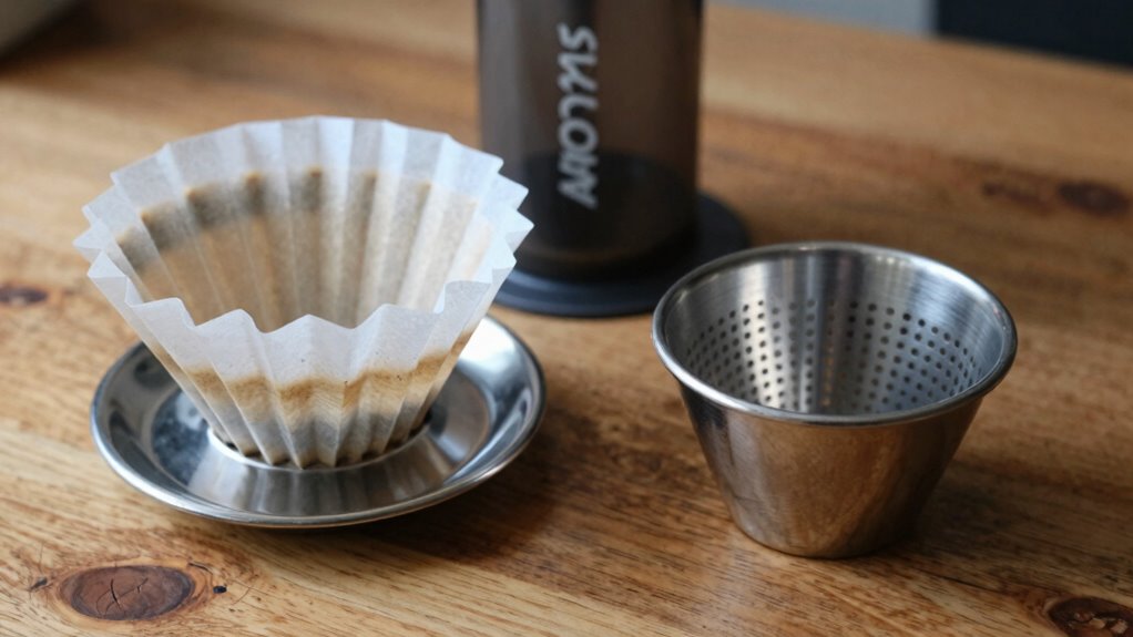 paper filters produce cleaner flavor