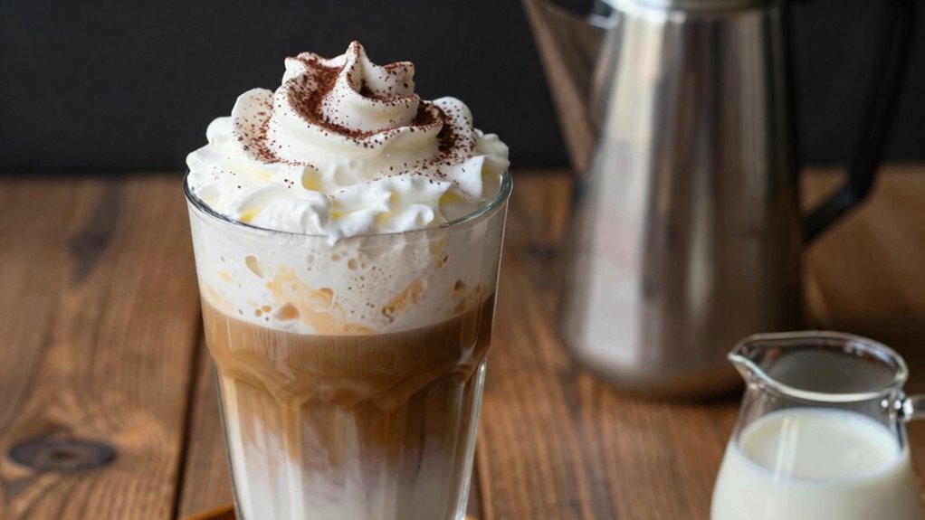 perfect froth for iced cappuccino