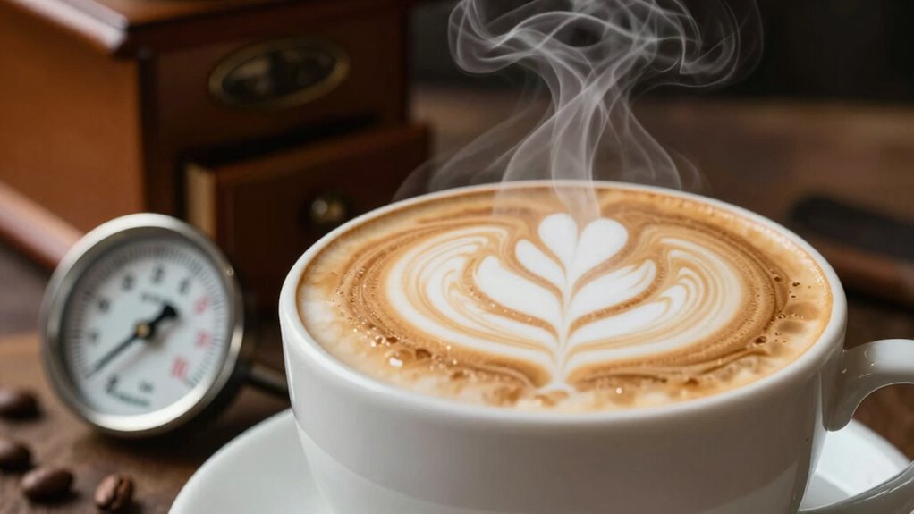 perfect milk temperature range