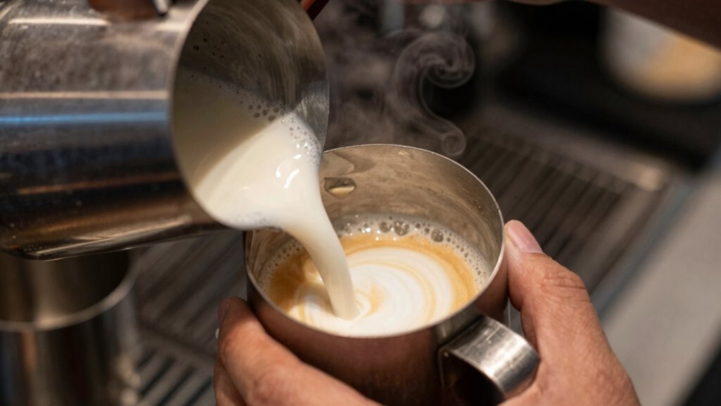 perfect oat milk microfoam