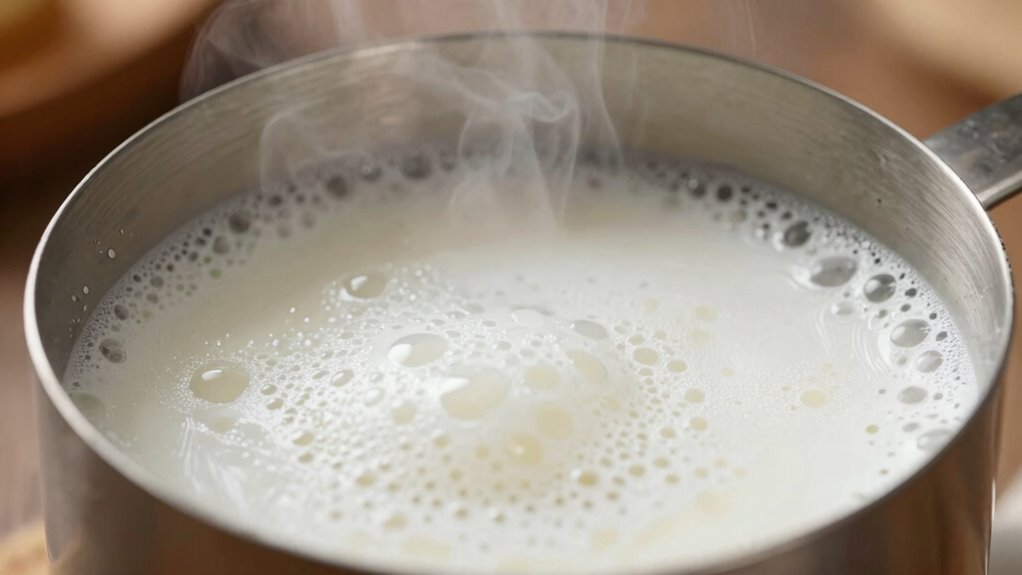perfect silky milk foam