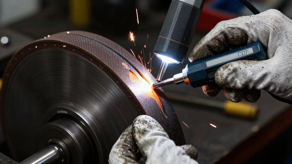 perform systematic grinding inspection