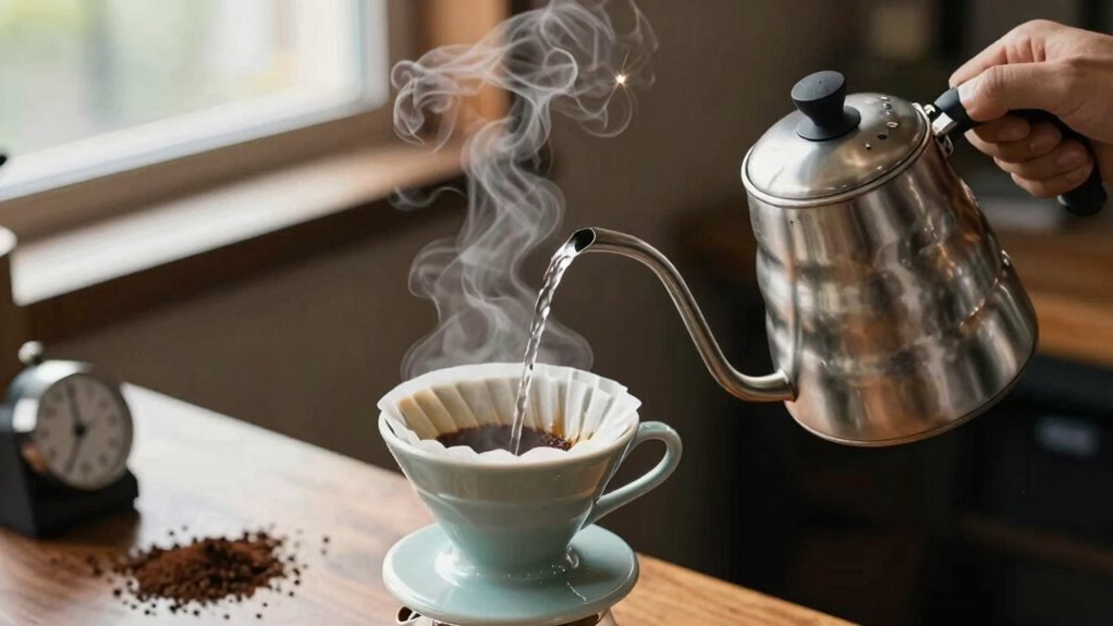 pouring technique and environment