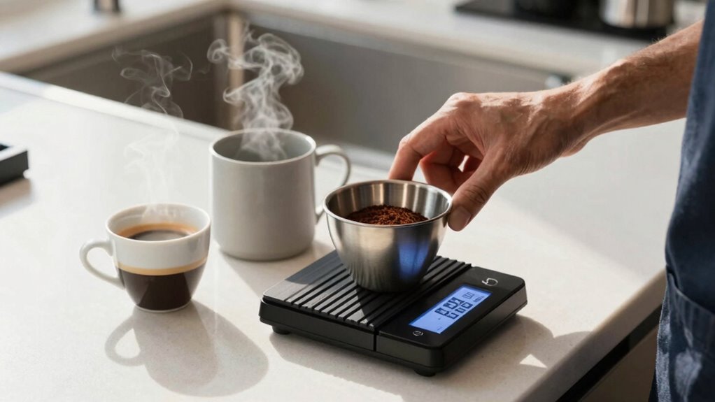 precise coffee measurement ensures quality
