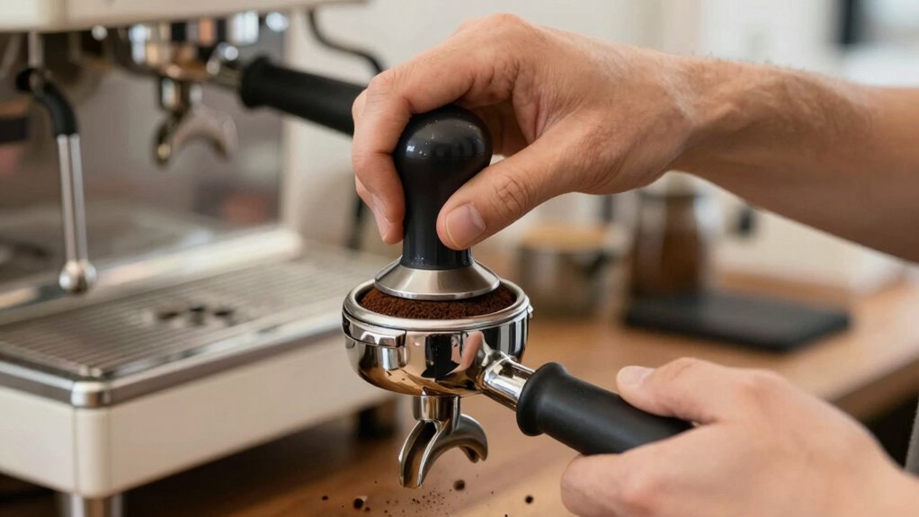 precision in espresso tamping