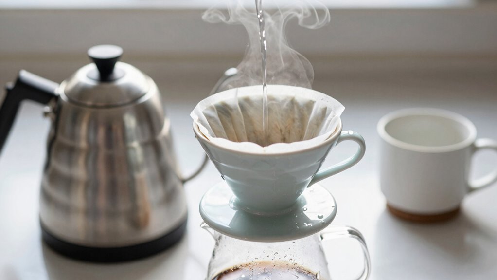 preheating enhances coffee quality