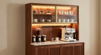 premium coffee bar cabinets