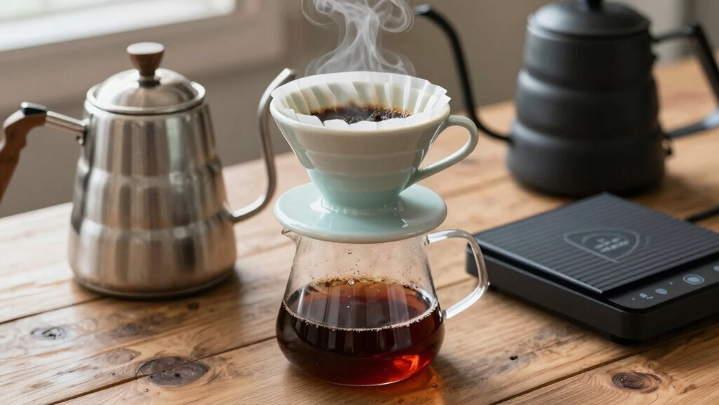 preventing metallic coffee taste