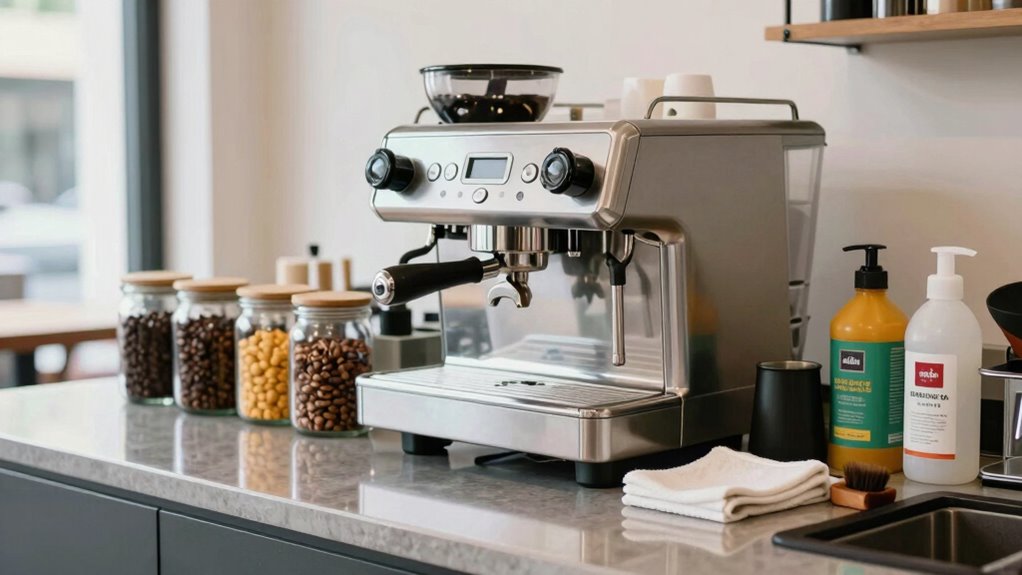 proactive coffee station cleanliness