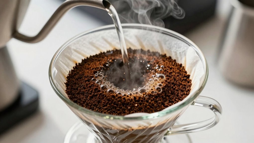 proper hot water blooming