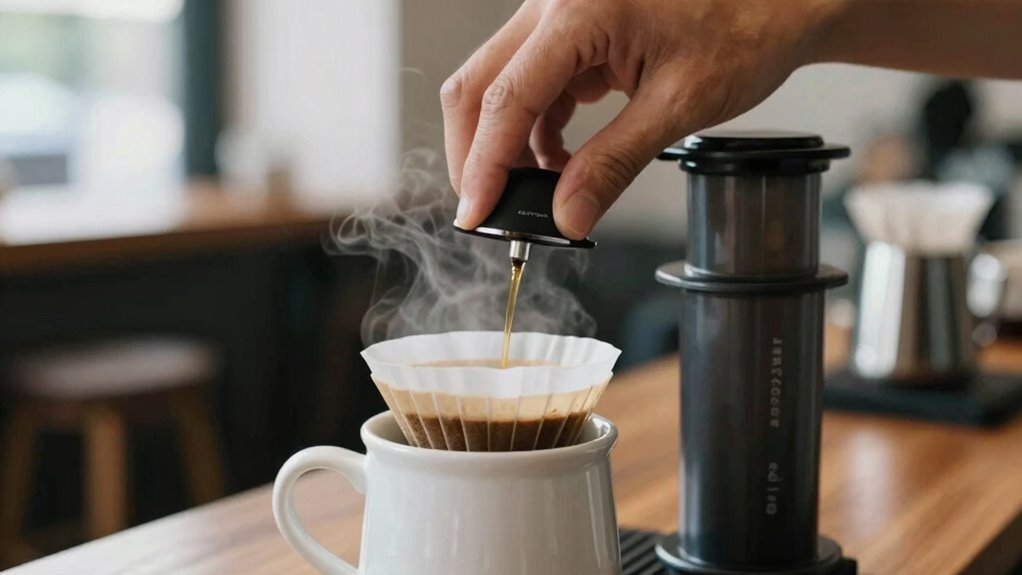 proper plunger coffee technique