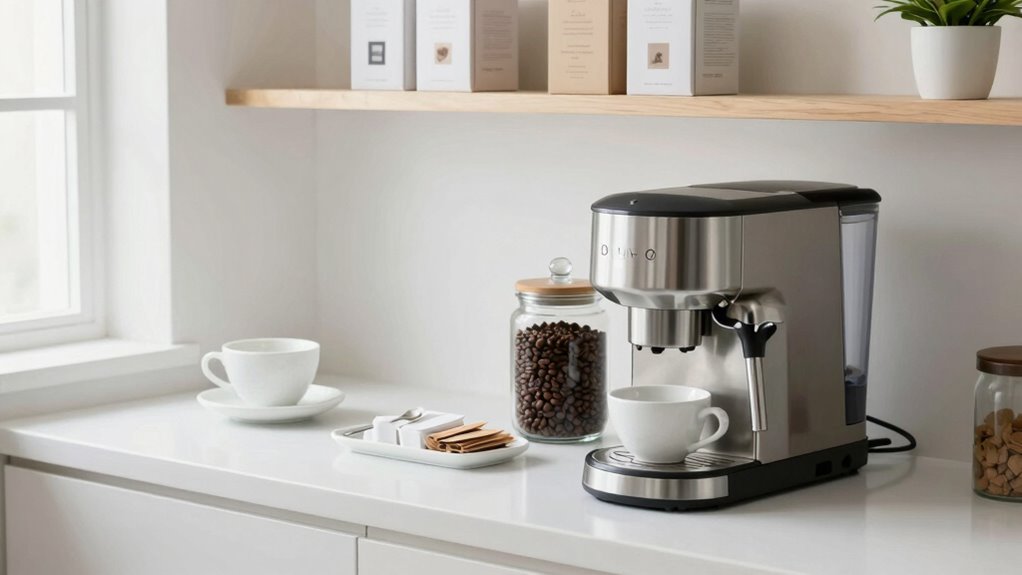 quick coffee corner cleanup