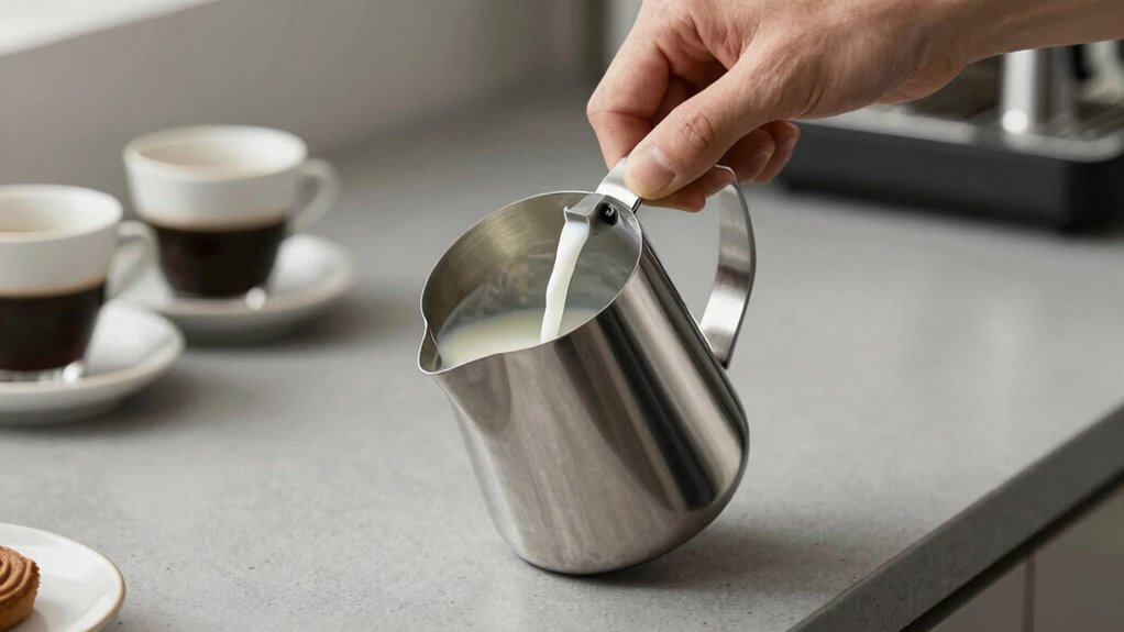 quick homemade milk frothing