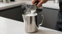 quick milk frothing method
